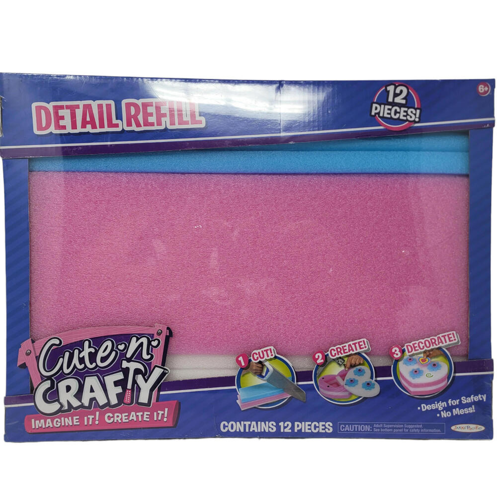 Cute N Crafty Detail refill 12 Pieces Jakks Pacific New Sealed